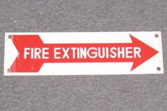 Sign-Fire Extinguisher, stock number S-0359