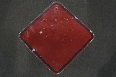 Sign-all red reflective square/diamond, stock number S-0400