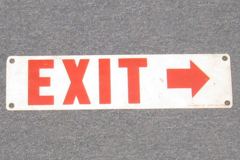 Sign-Exit---->, stock number S-0418