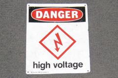 Sign-Danger, stock number S-0550