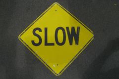 Sign-Slow, stock number S-0561