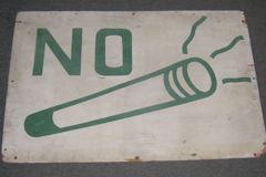 Sign-No, stock number S-0580