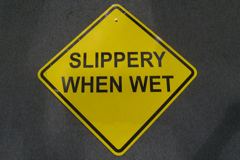 Sign-Slippery When Wet, stock number S-0602