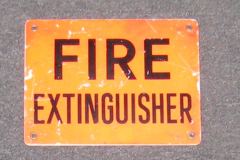 Sign-Fire Extinguisher, stock number S-0610