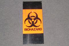 Sign-Biohazard, stock number S-0722