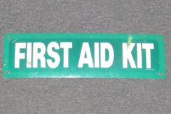 Sign-First Aid Kit, stock number S-0752