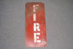 Sign-Fire, stock number S-0769