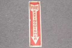 Sign-Fire Extinguisher, stock number S-0791