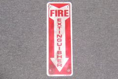 Sign-Fire Extinguisher, stock number S-0792a