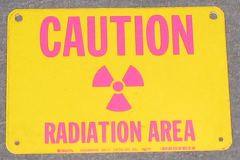 Sign-Caution Radiation Area, stock number S-0880