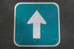 Sign----->, stock number S-0914