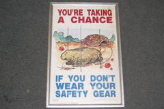Sign-You're Taking A Chance..., stock number S-0939A