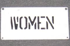 Sign-Women, stock number S-1038