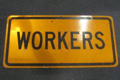 Sign-Workers, stock number S-1068