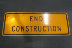 Sign-End Construction, stock number S-1069