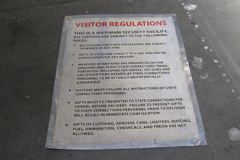 Sign-Visitor Regulations, stock number S-1148