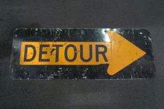 Sign-Detour, stock number S-1162
