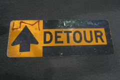 Sign- <Detour, stock number S-1164