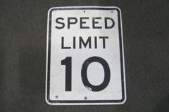 Sign-Speed Limit 10, stock number S-1170