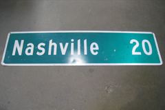 Sign-NASHVILLE 20, stock number S-1182