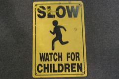 Sign-Slow…Watch For Children, stock number S-1279