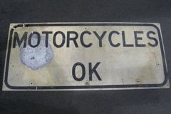 Sign-Motorcycles Ok, stock number S-1323