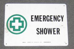 Sign-Emergency Shower, stock number S-1364