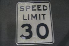 Sign-Speed Limit 30, stock number S-1432