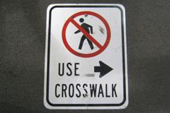 Sign-Use Crosswalk, stock number S-1446