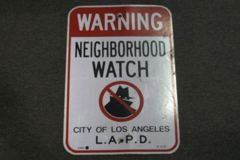 Sign-Neighborhood Watch, stock number S-1459