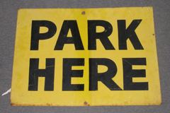 Sign-Park Here, stock number S-1460