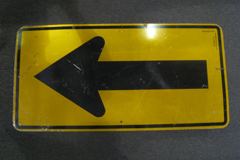 Sign-Right Arrow, stock number S-1469