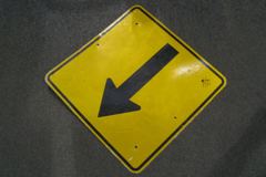 Sign-Arrow, stock number S-1470