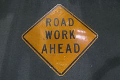 Sign-Road Work Ahead, stock number S-1474