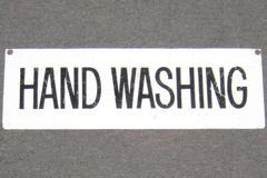 Sign-Hand Washing, stock number S-1528