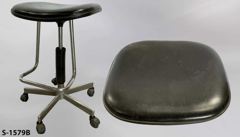 Stool w/ footrest, stock number S-1579b