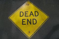 Sign-Dead End, stock number S-1620