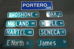 Sign-Street Sign, stock number S-1651