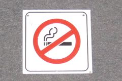 Sign-No Smoking Symbol, stock number S-1652