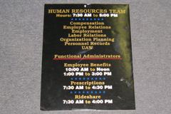 Sign-Human Resources Team, stock number S-1656
