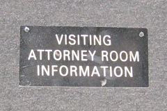 Sign-Visiting Attorney Room Information, stock number S-1694