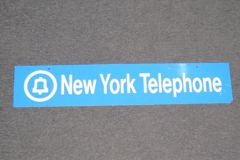 Sign-New York Telephone, photo 2 of 2