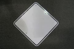 Sign-blank, stock number S-1860