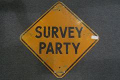 Sign-Survey Party, stock number S-1897