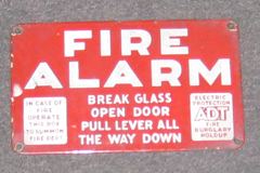 Sign-Fire Alarm..., stock number S-1920
