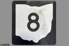 Sign-Ohio shape, stock number S-2027b