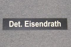 Sign-Det. Eisendrath, stock number S-2044a