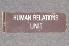 Sign-Human Relations Unit, stock number S-2053