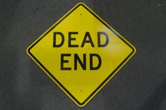 Sign-Dead End, stock number S-2085