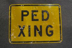 Sign-Ped Xing, stock number S-2105